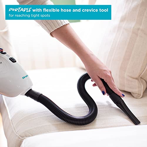 Simplicity Vacuums Flash Mini Handheld Vacuum, F1 | with Attachments, Powerful Corded Hand Vacuum, For Craft and Sewing Projects, Small Vacuum for Car Detailing