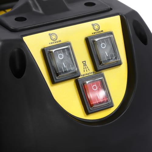 2110W Commercial Carpet Cleaner Machine - 5.3Gal Portable Extractor with 4 Attachments, 250mbar Suction, IPX4 Waterproof for Hotel/Upholstery/Office Cleaning