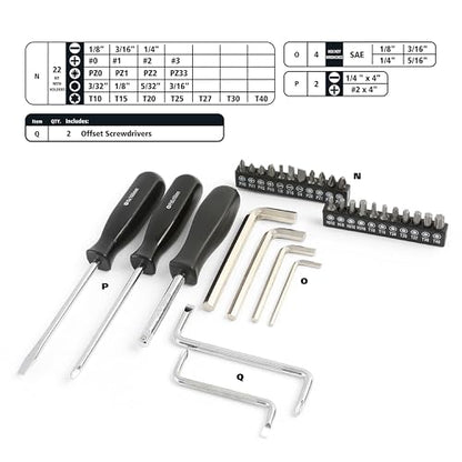 Great Neck 125-Pc Marine Tool Set with Water-Resistant Boat Tool Box | Chrome Plated Rust Resistant, Drop Forged Steel, Socket Set, Combo Wrenches, Screwdrivers, Pliers, 3/8 Drive Ratchet - style: 125 Piece