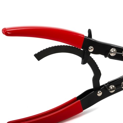 Yarlung 3 Pack Hose Pinch Off Pliers Set, 8/10/12 Inch Metal Steel Hose Clamp Plier, Automatic Locking Ratcheting Pliers for Automotive Coolant Line, Radiator, Fuel Hose