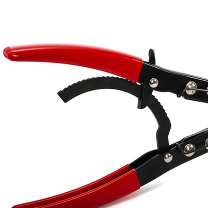 Yarlung 3 Pack Hose Pinch Off Pliers Set, 8/10/12 Inch Metal Steel Hose Clamp Plier, Automatic Locking Ratcheting Pliers for Automotive Coolant Line, Radiator, Fuel Hose