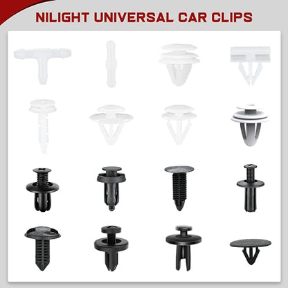 GOOACC 1001PCS Universal Car Clips Mixed Auto Bumper Fender Trim Door Panel Shield Engine Cover Retainer Rivet Push Clips with fastener remover for GM Ford Chrysler Toyota Lexus Honda Acura Dodge Jeep - color: 1000Pcs Mixed Clips + 1 Remover