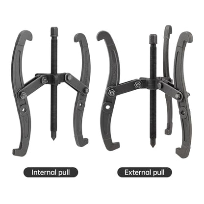 ChgImposs 14 Inch 2 Jaw / 3 Jaw Gear Puller, Multifunction Standard Carbon Steel Bearing Puller with 4 Single Hole Claw Pullers for Car/Mechanical Repairing - size: 14Inch