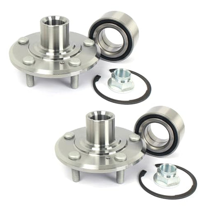 Autoround Pair 29596048 Front Wheel Bearing Hub Assembly fit for 1997-2001 Honda CR-V/Prelude