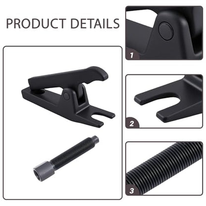 Ball Joint Separator Tool Heavy Duty Adjustable 1-1/2" to 1-7/8", Ball Joint Puller & Tie Rod Separator for Cars, Trucks & ATVs