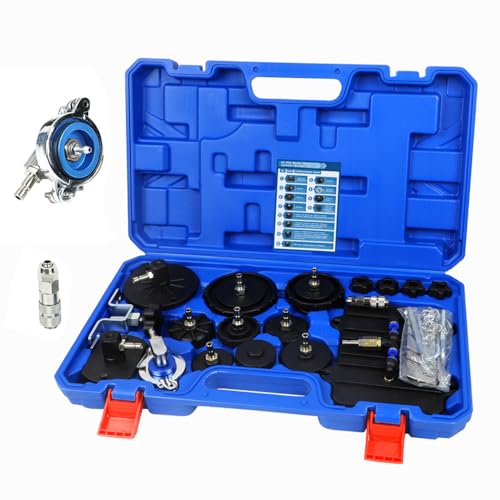 12 PCS Brake Master Cylinder Bleeder Kit Brake Master Cylinder Adapter Kit Brake Bleeder Kit 12PCS Brake Bleeder Adapter Set with 1 Japanese Quick Connector - size: 12 PCS Brake Bleeder Kit