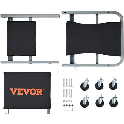VEVOR Mechanic Creeper, Garage Gift, 36" Z Creeper Seat, 2 in 1 Mechanic Gifts, 300 lbs Capacity, Low Profile Creeper with 6 pcs Wheels in Garage/Shop for Fathers Day Tool Gift | 2 in 1 Mechanic Gifts, Low Profile Creeper with Padded Vinyl Seat & 6PCS Whe