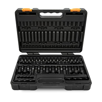 GEARWRENCH 84 Pc. Master SAE/Metric Hex And Torx Bit Socket Set - 80742 (Pack of 2) - size: 84 Piece Set (Pack of 2)