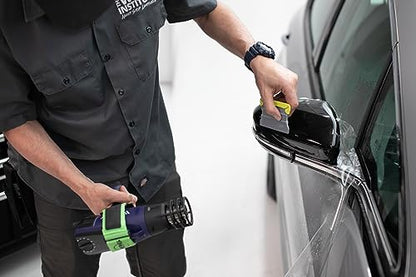 WELDY - HG 330-S Heat Gun - Car Wrap Kit - Light Weight- High Performance - Nozzle Heat Protection Device - 16 Ft Cord - Air Intake Guards - Adjustable Heat Dial