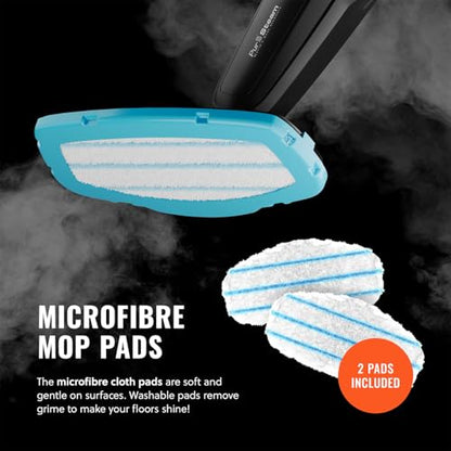 PurSteam Multi-Surface Steam Mop Floor Cleaner for Hardwood, Tile & Carpet | Multi-Surface Floor Cleaner for Hardwood, Tile, Laminate & Carpet | Fast Heating, Lightweight & Chemical-Free Cleaning - size: Steam Mop - Multi-Surface