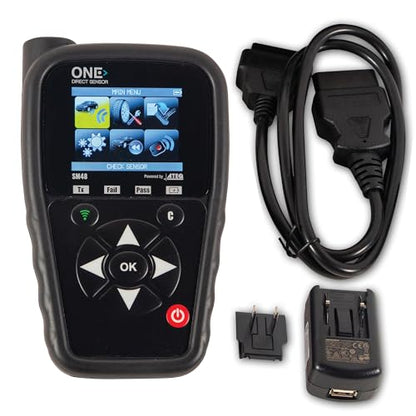 Silverback SM47 TPMS Tool Built by ATEQ, Your go-to Solution for tire Pressure Monitoring System (TPMS) Diagnostics and Services. The SM47 Provides Accurate and Reliable TPMS Diagnostics with Ease. - size: 0 Pack with Tool