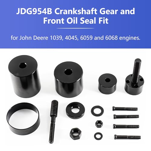 Crankshaft Gear and Front Oil Seal Installer Compatible for John Deere 1039, 4045, 6059 and 6068 Engines Alternative JDG954B