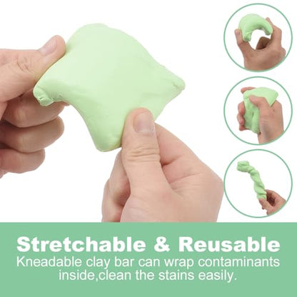 3 Pack Magic Clay Bar Kit Premium Car Clay Bars for Auto Detailing Cleaning No Scratch Cleaner, Green - color: Green