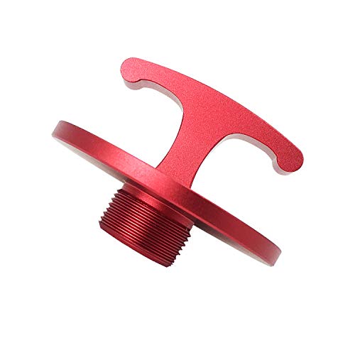 DOCA Aluminum Alloy-Oil Filter Plug Tool，Oil Filter Plug Cap Off Tool for Dodge Ram 05083285AA MO285 Turbo Diesel 5.9L 6.7L Cummins (Red) … - color: red