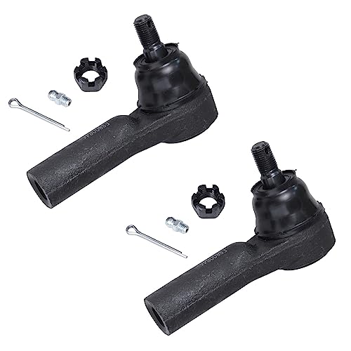 Detroit Axle - Front Steering Knuckles Wheel Bearing Hubs Kit for Ford 05-12 Escape 06-11 Mercury Mariner 10-11 Tribute 2 Steering Knuckles & Wheel Bearing Hubs Assembly 2 Outer Tie Rods Replacement - size: 4SU47685/Kit