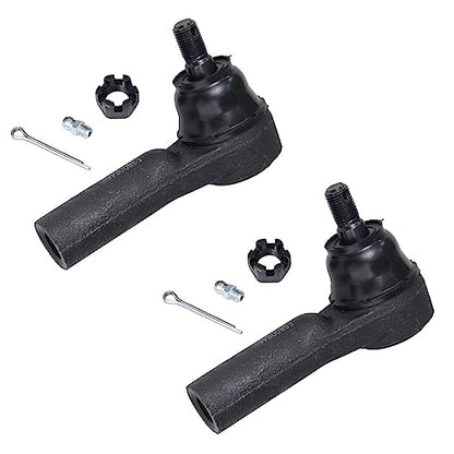 Detroit Axle - Front Steering Knuckles Wheel Bearing Hubs Kit for Ford 05-12 Escape 06-11 Mercury Mariner 10-11 Tribute 2 Steering Knuckles & Wheel Bearing Hubs Assembly 2 Outer Tie Rods Replacement - size: 4SU47685/Kit
