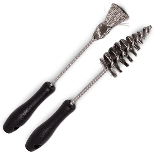 SMMS 2PCS Injector Sleeve Cup Bore Seat Cleaning Brush Kit for Ford Powerstroke 7.3L 6.0L 6.4L 6.7L 1994-2018, Caterpillar(CAT) 3126 C7 C9 Navistar, Replaces OE AP0084 AP0085 3252