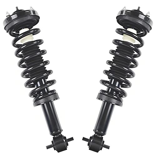 Detroit Axle - 4WD Struts Shock Absorbers Kit for 2015-2020 Ford F-150 | Front Struts w/Coil Springs Sway Bars Rear Shock Absorbers 2016 2017 2018 2019 Replacement - size: 6AQS47110/Shock Kit