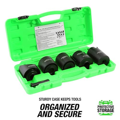 OEMTOOLS 37310 Master Ball Joint Installer/Remover Adapter Set, 14 Piece Master Adapter Tool Kit for 27032 Ball Joint Press Kit