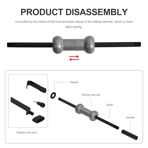 13pc Comprehensive 10Lb Dent Puller Slide Hammer Body Repair Garage Tool
