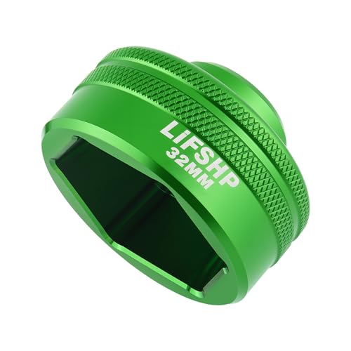 32mm Oil Filter Socket, for Ecotec TDI GM VW Polaris Chevrolet BMW Mini Volvo Vehicles Oil/Fuel Filter Removal Tool-Green - color: Green, size: 32MM