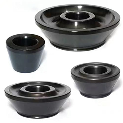 Wheel Balancer Cone, 4pcs Tire Balancing Machine Cones Set #45 Carbon Steel Wheel Balancer Standard Taper Cones Kit for 36MM Shaft, Cone Size 1.77-5.39 Inches - size: 36MM