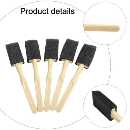 Car Air Vent Cleaning Brush Set Soft Sponge Detailing Tool for AC Grille Dashboard Dust Removal Auto Interior Cleaner Kit 14cm(5Pcs) - size: 5Pcs