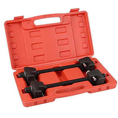 DAYUAN 2Pcs Macpherson Strut Spring Compressor Tool 12 Inch 1/2 Inch Drive | Fits 13/16" Socket，Compresses Most MacPherson Coil Springs，Forged Hooks，Built-In Safety Pins，300mm Length