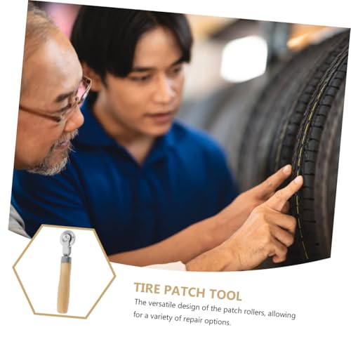 2Pcs Tire Repair Roller with Handle Portable Car Tire Patch Tools for Efficient Tire Repairs Lightweight Ergonomic Tire Repair Kit