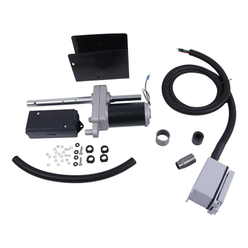 HOLDWELL Electric Powered Trailer Drive Conversion Kit 1824200100 BD1046130-00 BD1824200100 500370 Compatible with Single-Speed Square Jacks - 12V 12000 lbs for RV Trailer Touring car
