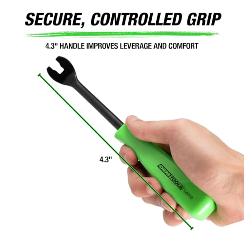 OEMTOOLS Door Trim Removal Tool, Easy to use Trim Tool for Door Panels | 2-Piece Design, Corrosion-Resistant Black Finish, High-Carbon Steel & Chrome Vanadium Construction, Durable Plastic Handle - style: Door Panel Remover