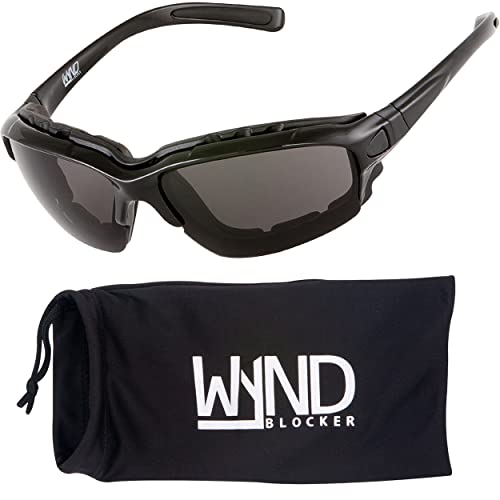 Motorcycle Riding Glasses Extreme Sports Wrap Sunglasses - color: Black | Smoke