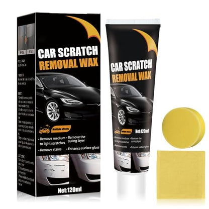 Scratch Remover for Vehicles,2026 New Scratch Removal Wax,Containing Wiping Sponge car Paint Scratch Repair Polishing Wax,Used for Deep Scratches on Various Vehicles (1pc)