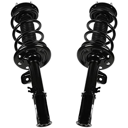 Detroit Axle - 2pc Front Struts for Ford Explorer 2013-2019, Complete Strut w/Coil Spring 2014 2015 2016 2017 2018 Replacement Suspension Quick Install Ready Strut Shock Assembly - size: 2Q1700170/Pair