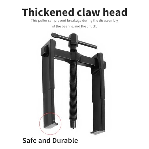 Beam 2 Jaw Puller 3.5" Bearing Gear Pullers, 116mm Hex Head Screw | High Carbon Steel Pullers, Adjuestable Pulley Removal Tool for Bearings/Flywheels/Pulleys Remove - size: 2Jaw 3.5In 98×116MM
