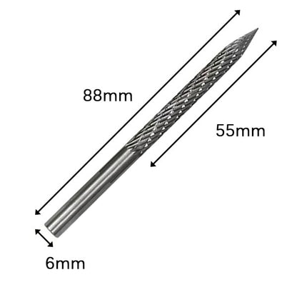 Tungsten Steel Mushroom Plug Drill Bits for Tire Repair, Tire Repair Kit, Drill Bits for Burst Tire Repair. Sizes: 3mm, 4.5mm, 6mm - size: 3mm