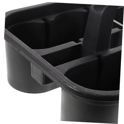 Commercial Car Care Kit Storage Box Heavy Duty Plastic Tools Organizer Bucket Segmented Design