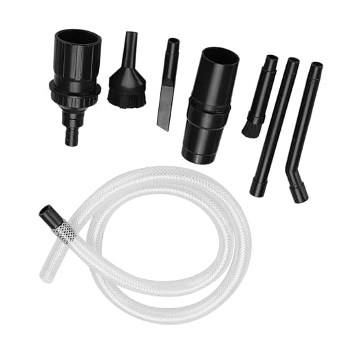 Micro Cleaning Kit, 9Pcs 32mm 28mm Vacuum Cleaners Mini Micro Tool Car Vehicle Cleaning Kit Universal Vacuum Cleaner Attachments for Car Home Workshop Bench