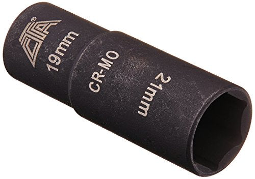 CTA Tools A168 19 x 21mm Extra Thin-Wall Impact Flip Socket - size: 19mm X 21mm Extra Thin Wall