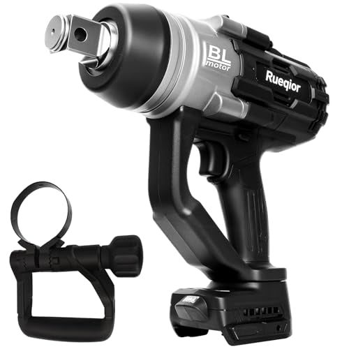 Cordless Impact Wrench 1" Compatible with DeWalt 20V Battery, Impact Wrench 2250FT-LBS(3000N.m) High Torque Brushless Electric Impact, Power Impact Driver for Car, Truck (No Battery) - color: Black 3000n 1in
