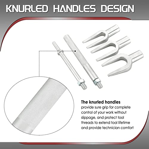 ATP 5PCS Pickle Fork Ball Joint Separator Set Tie Rod/Ball Joint Separator Kit for Separating Ball Joints Tie Rods Pitman Arms