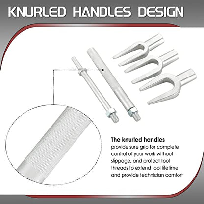 ATP 5PCS Pickle Fork Ball Joint Separator Set Tie Rod/Ball Joint Separator Kit for Separating Ball Joints Tie Rods Pitman Arms