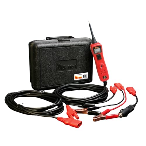 Power Probe 3 Circuit Tester Kit with Case & Accessories (PP319FTCRED) - color: Red
