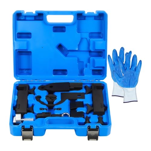Camshaft Alignment Tool Kit Fit for Land Rover Jaguar Discovery 4 Range Rover Sport V8 5.0L V6 3.0L, Engine Timing Tool with Fuel Pump, Fuel Injector Remover Tool, 303-1445, 303-1448, 303-1452
