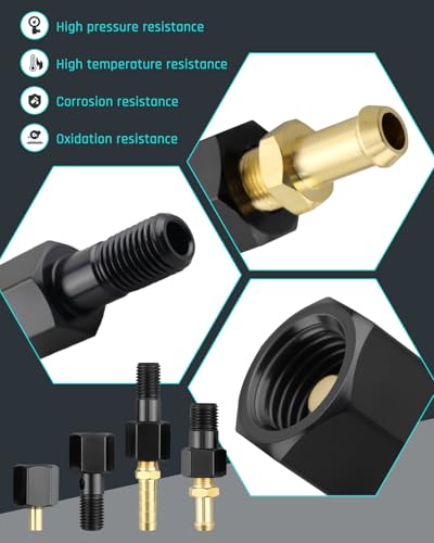 Fuel System Test Fitting Adapter Kit Fit for the 5.9L Cummins Diesel 9011 9012 9013 9014 Fuel System