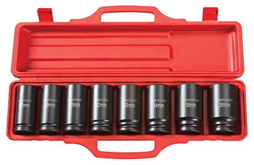 TEKTON 3/4 Inch Drive Impact Socket Set, 8-Piece | 4889 - size: 8-Piece (1-1/16 - 1-1/2 in.)