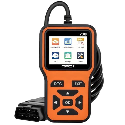 OBD2 Scanner Diagnostic Tool - Check Engine Light Code Scanner Tool with Reset, DTC, Data Stream, I/M Readiness, Car & Truck Scan Tool for All Vehicles Since 1996, escaner automotriz - color: Orange