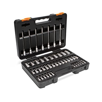 GEARWRENCH 44 Piece 1/4", 3/8", 1/2" Drive SAE/Metric Hex Bit Socket Master Set - 89086 - size: Large