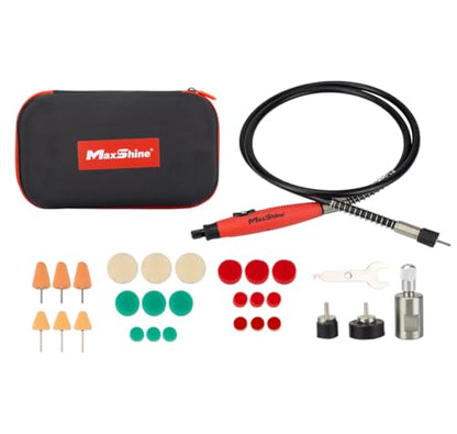 Maxshine Professional Mini Polisher with 5/8” Adaptor for Rotary Tools - Polish Car Headlamps, Brake Lights, Rims - Auto Detailing Tool for Paint Protection, Swirl & Scratch Repair, Glossy Shine - size: MN01 mini polisher
