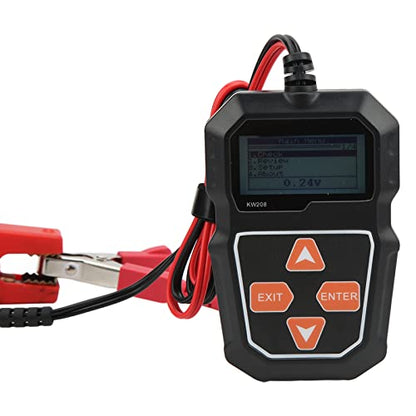 12V Car Battery Load Tester, Digital Auto Battery Analyzer, Automotive Alternator Tester with Color LCD Screen, for Truck SUV and All 12V 100 2000 CCA Batteries